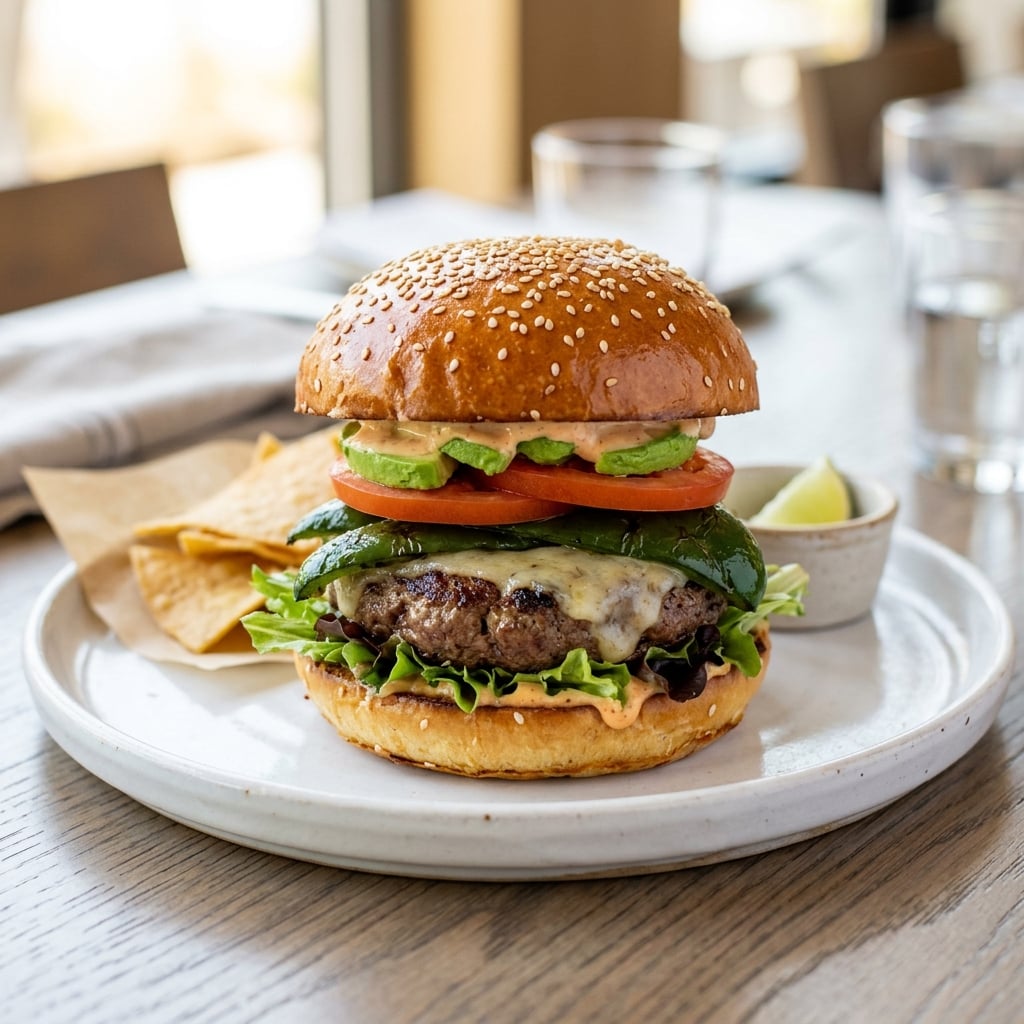 Poblano Burger