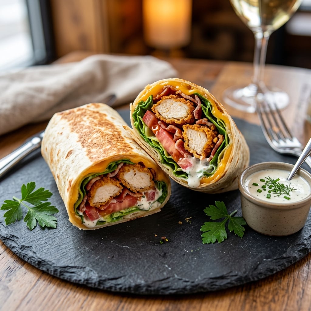 Bacon Chicken Ranch Wrap